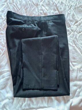 Banana Republic Black Tailored Slim Fit Pants